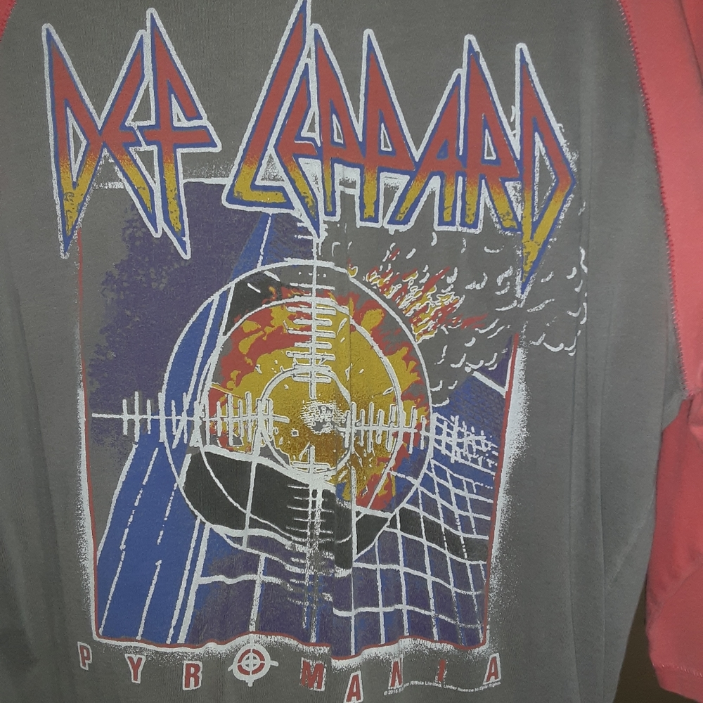 Junk Food Def Leppard Raglan - Picture 4 of 6